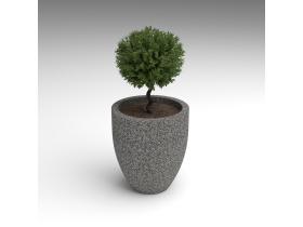 Вазон большой бетонный №155