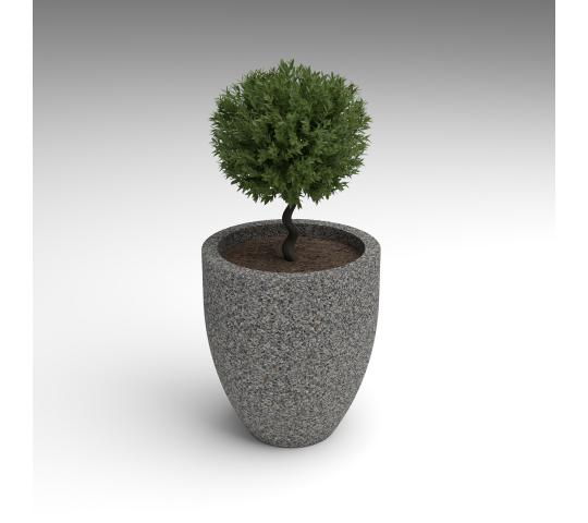 Фото 2 Вазон большой бетонный «Чаша высокая», г.Астрахань 2025