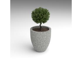 Вазон большой бетонный №155