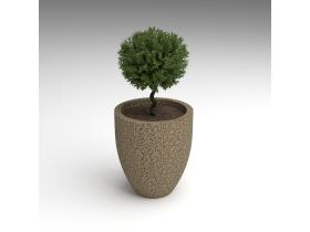 Вазон большой бетонный №155