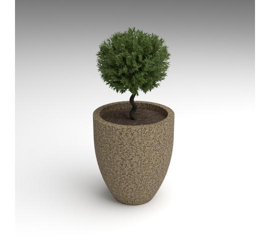 Фото 4 Вазон большой бетонный «Чаша высокая», г.Астрахань 2025