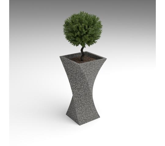 Фото 2 Вазон для цветов высокий «Спираль», г.Астрахань 2025