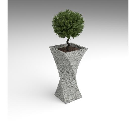 Фото 3 Вазон для цветов высокий «Спираль», г.Астрахань 2025