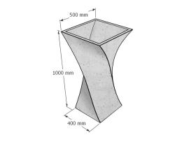 Вазон для цветов высокий №156