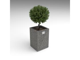 Вазон бетонный уличный №101