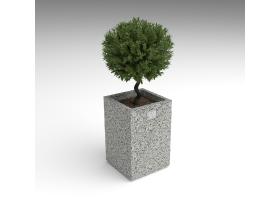 Вазон бетонный уличный №101