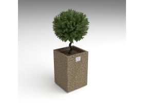 Вазон бетонный уличный №101