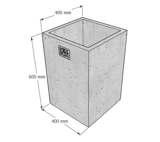Фото 5 Вазон бетонный уличный №101, г.Астрахань 2025