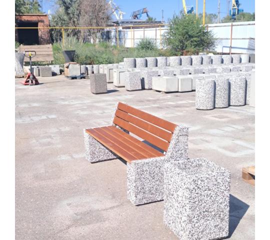 Фото 7 Скамейка парковая уличная №210, г.Астрахань 2025