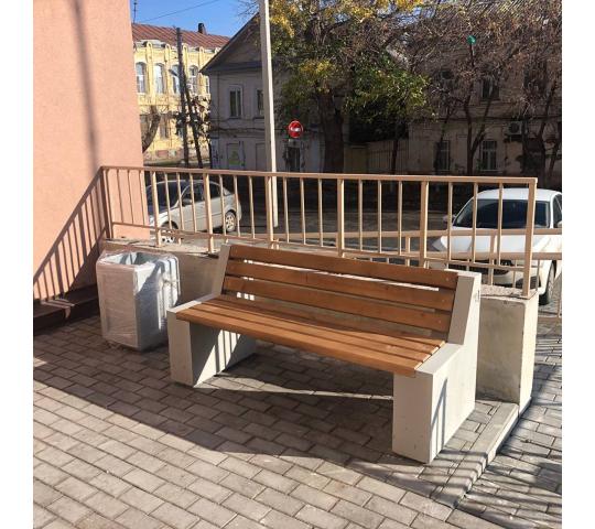 Фото 10 Скамейка парковая уличная №210, г.Астрахань 2025