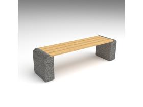 Скамейка уличная без спинки №220