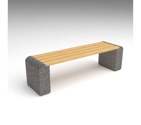 Фото 2 Скамейка уличная без спинки №220, г.Астрахань 2025