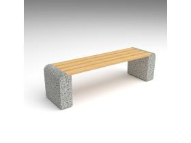 Скамейка уличная без спинки №220