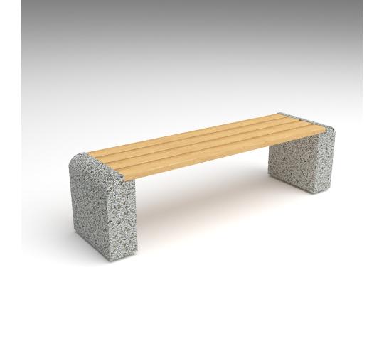 Фото 3 Скамейка уличная без спинки №220, г.Астрахань 2025