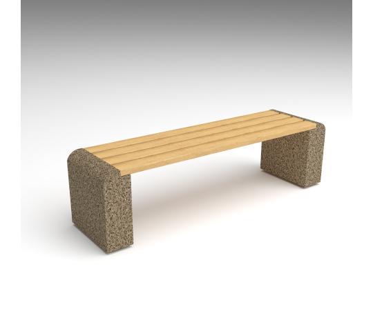 Фото 4 Скамейка уличная без спинки №220, г.Астрахань 2025