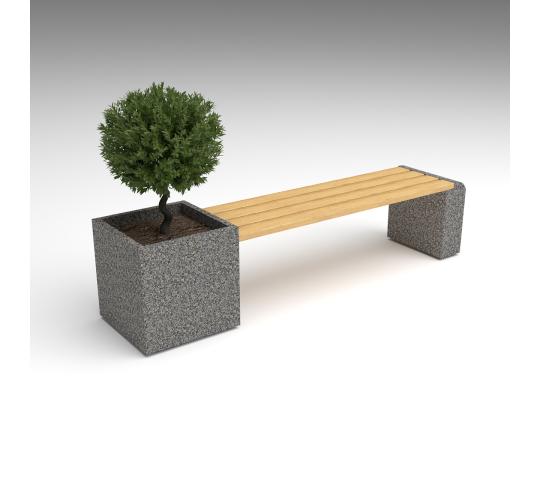 768532 картинка каталога «Производство России». Продукция Скамейка бетонная с вазоном №230, г.Астрахань 2025 Фото 2 Скамейка бетонная с вазоном №230, г.Астрахань 2025