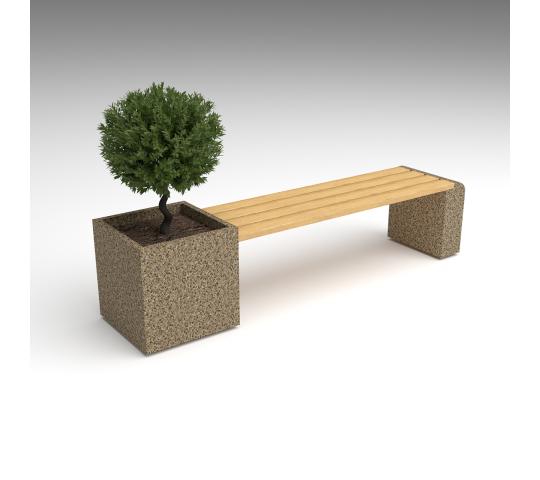 768534 картинка каталога «Производство России». Продукция Скамейка бетонная с вазоном №230, г.Астрахань 2025 Фото 4 Скамейка бетонная с вазоном №230, г.Астрахань 2025