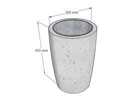 Урна бетонная №302