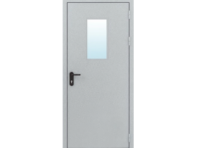 Дверь противопожарная с выпадающим порогом