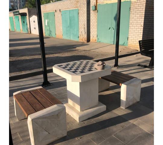 Фото 3 Бетонный шахматный стол №600, г.Астрахань 2025