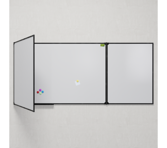 Фото №2 на стенде Трёхэлементная магнитно-маркерная доска в чёрном профиле. 768763 картинка из каталога «Производство России». Фото 2 Трёхэлементная магнитно-маркерная доска в чёрном профиле