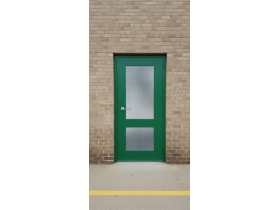 Дверь противопожарная остекленная