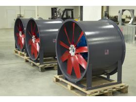 Осевой напорный вентилятор для майнинг ферм