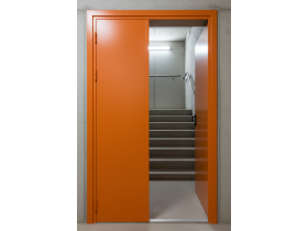 Противопожарная дверь двухстворчатая