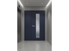 Дверь противопожарная металлическая двупольная