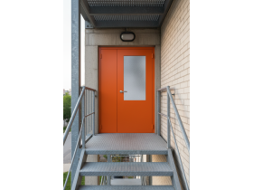 Противопожарные двери со стеклом