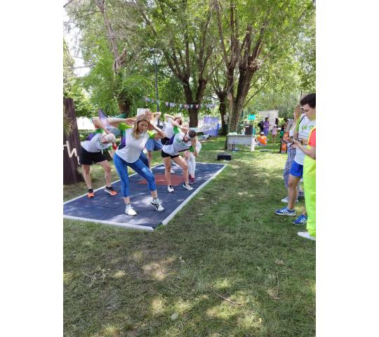 Фото 19 сборно-разборная площадка ФИТНЕС