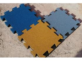 Плитка из резиновой крошки ПАЗЛ 500х500х40 мм