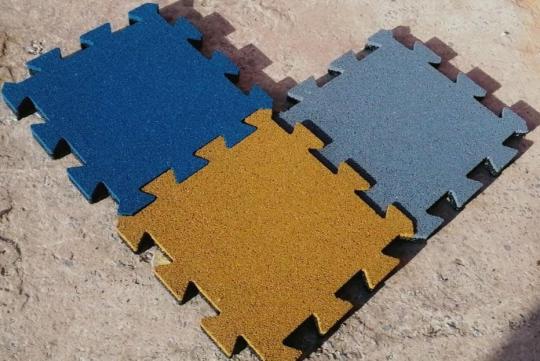 Фото 3 Плитка из резиновой крошки ПАЗЛ 500х500х40 мм, г.Волжский 2025