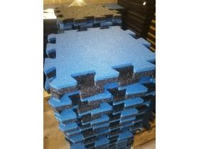 Плитка из резиновой крошки ПАЗЛ 500х500х40 мм