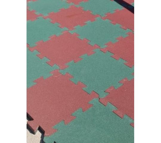 Фото 6 Плитка из резиновой крошки ПАЗЛ 500х500х40 мм, г.Волжский 2025