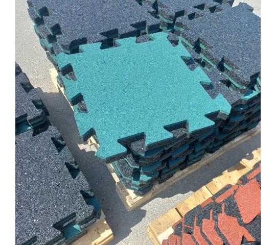 Фото 7 Плитка из резиновой крошки ПАЗЛ 500х500х40 мм, г.Волжский 2025