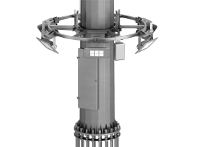 Мачты освещения с мобильной короной