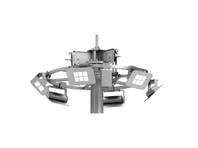 Мачты освещения с мобильной короной