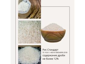 Рис шлифованный ТУ Премиум, Стандарт, Эконом