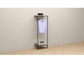 Стеллаж для одежды узкий.