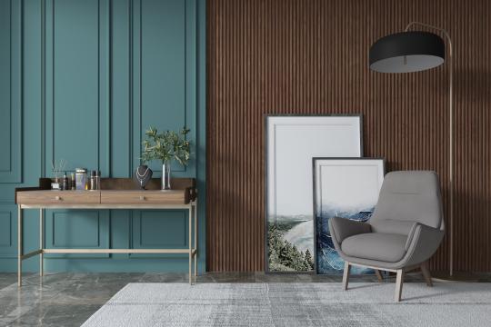 Фото 2 Реечные стеновые панели в шпоне