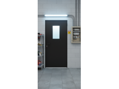 Противопожарная дверь черная