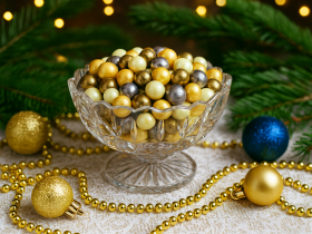 Драже в шоколадной глазури: идеальное украшение для новогоднего стола