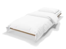 Постельное белье 1,5 сп, бязь 140 г/м2 отбелка