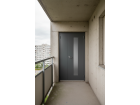 Дверь противопожарная двустворчатая