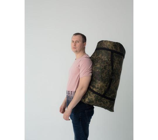 Фото 4 "Смелый Каспер" Мешок спальный, 220х85, зима 600 Зеленый пиксель 2025