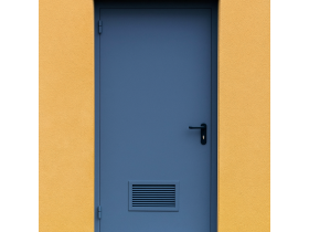 Противопожарные двери с решеткой