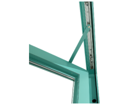 Техническая дверь с максимальным остеклением