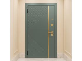 Квартирная дверь два контура