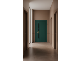 Квартирная дверь на скрытых петлях